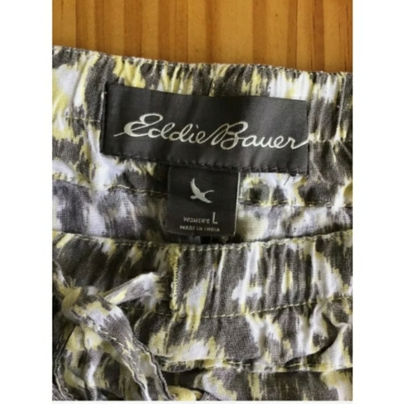 Eddie Bauer Women's Drawstring Leopard Print Skirt - Picture 3 of 3